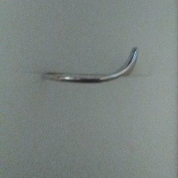 2 Thin Silver Stack Rings - Picture 4 of 7